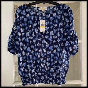 {Michael Kors} Leopard Print Blouse
